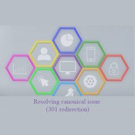 Resolving Canonical Issue (301 Redirection)